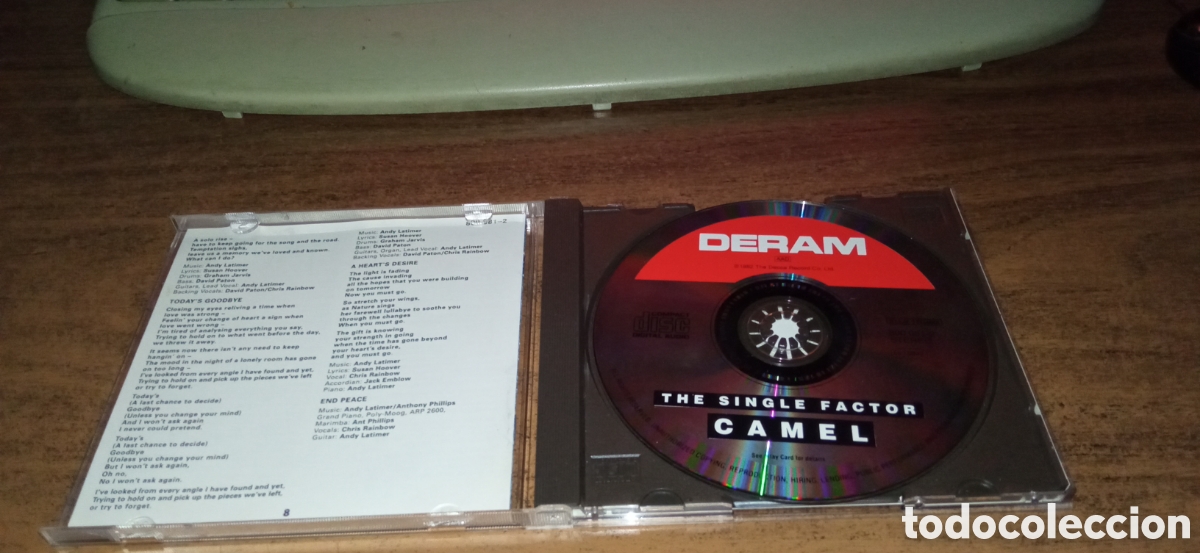 CDs de m&uacute;sica: CAMEL - THE SINGLE FACTOR (1982) - Foto 2