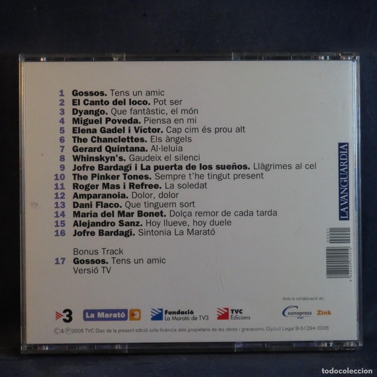 CDs de m&uacute;sica: VARIOS &ndash; EL DISC DE LA MARAT&Oacute; 2006 - DOLOR CR&Ograve;NIC - CD - Foto 2