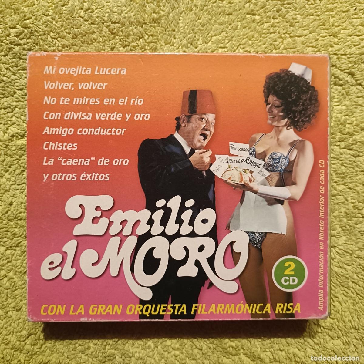 CDs de m&uacute;sica: Emilio El Moro con la Gran Orquesta Filarm&oacute;nica Risa - Doble CD. - Foto 1