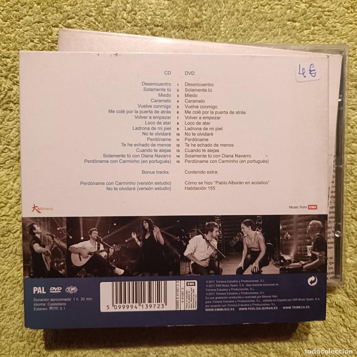 CDs de m&uacute;sica: Pablo Albr&aacute;n - En Ac&uacute;stico - CD. + DVD. - Foto 2
