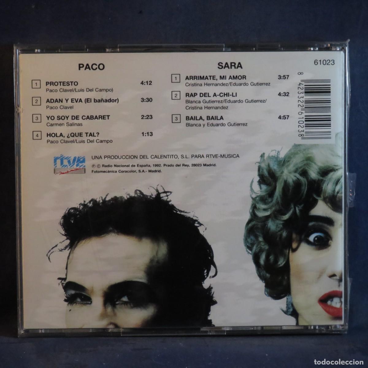 CDs de m&uacute;sica: PACO CLAVEL, SARA GOSSA &ndash; DUPLEX - CD - Foto 2