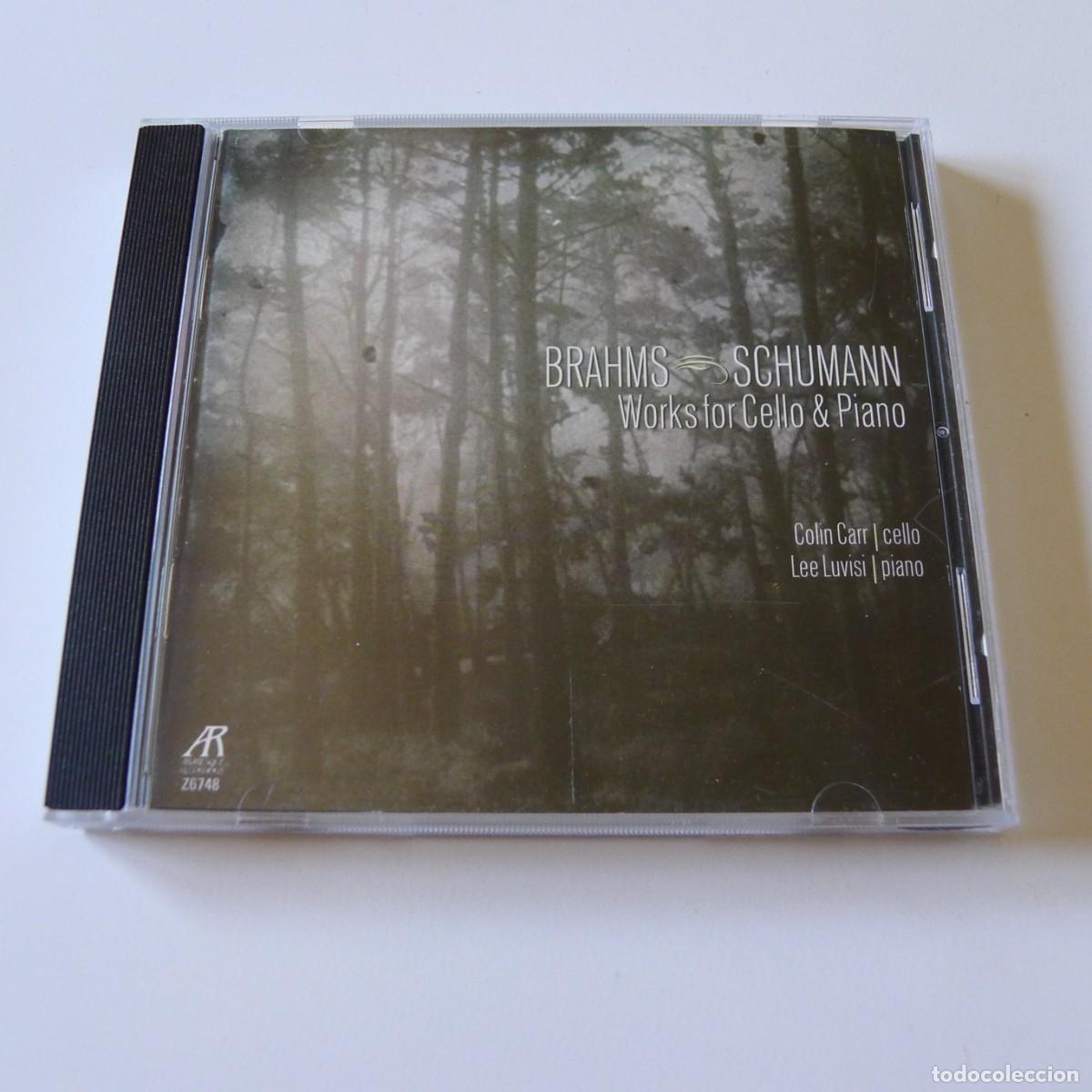 CDs de m&uacute;sica: Brahms , Schumann , Colin Carr, Lee Luvisi &ndash; Works For Cello & Piano CD