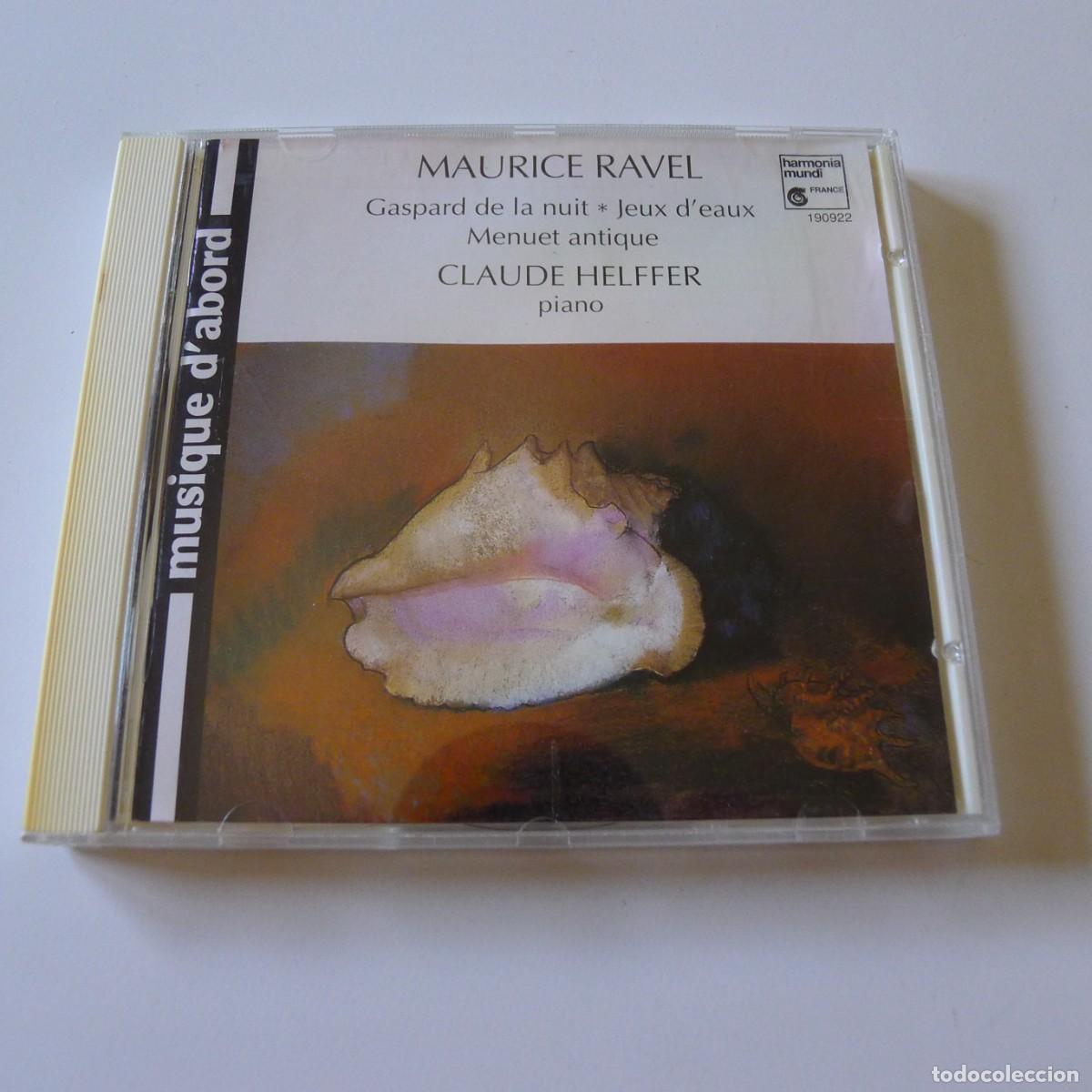 CDs de m&uacute;sica: Maurice Ravel, Claude Helffer &ndash; Gaspard de la nuit. Jeux d'eaux. Menuet antique CD