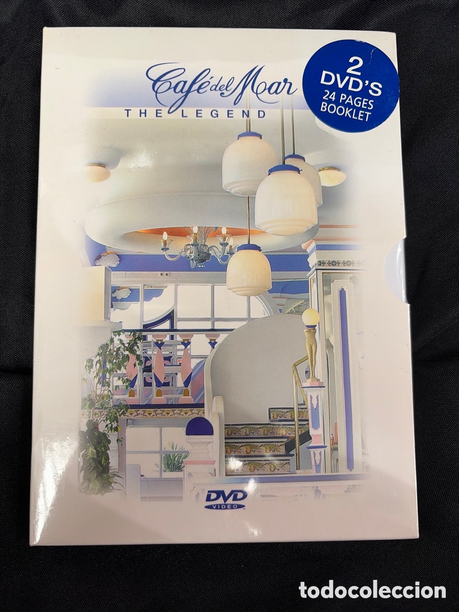 CDs de m&uacute;sica: CAFE DEL MAR - THE LEGEND DVD DOBLE + LIBRO EN CAJA PRECINTADO.