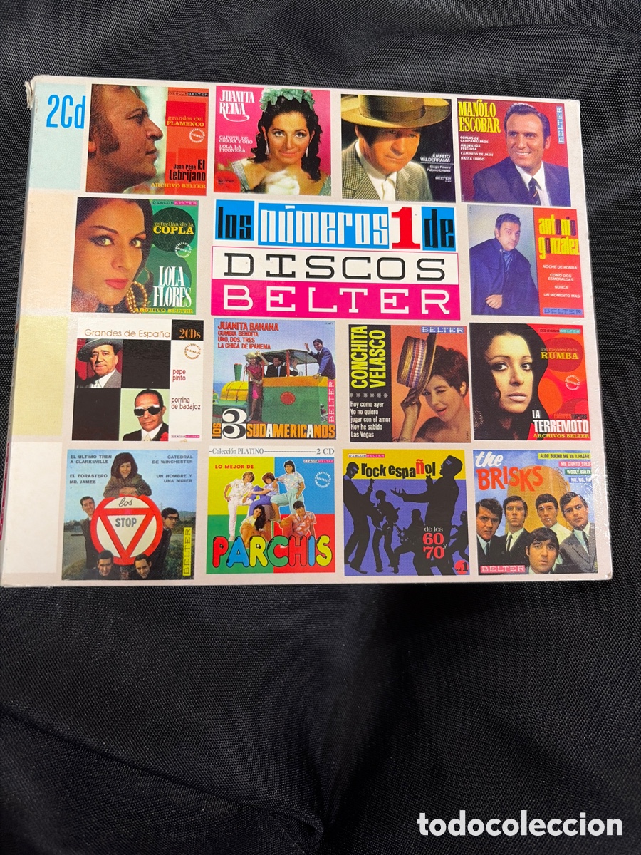 CDs de m&uacute;sica: LOS N&ordm;1 DE DISCOS BELTER - MANOLO ESCOBAR + PEPE MARCHENA, LOLA FLORES, VICTOR MANUEL CD DOBLE