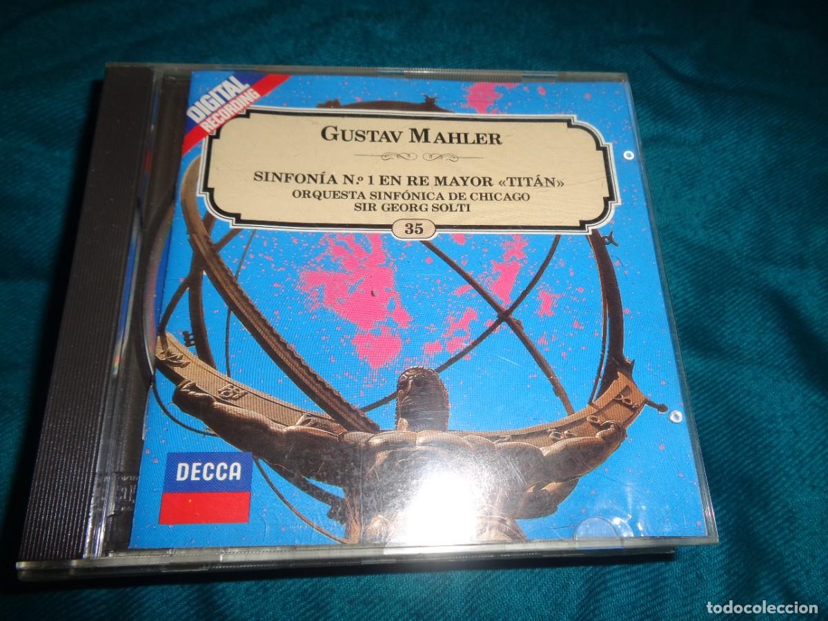 CDs de m&uacute;sica: GUSTAV MAHLER. SINFONIA N&ordm; 1 &rdquo;TITAN&rdquo;. GEORGE SOLTI. SALVAT N&ordm; 35 CD.