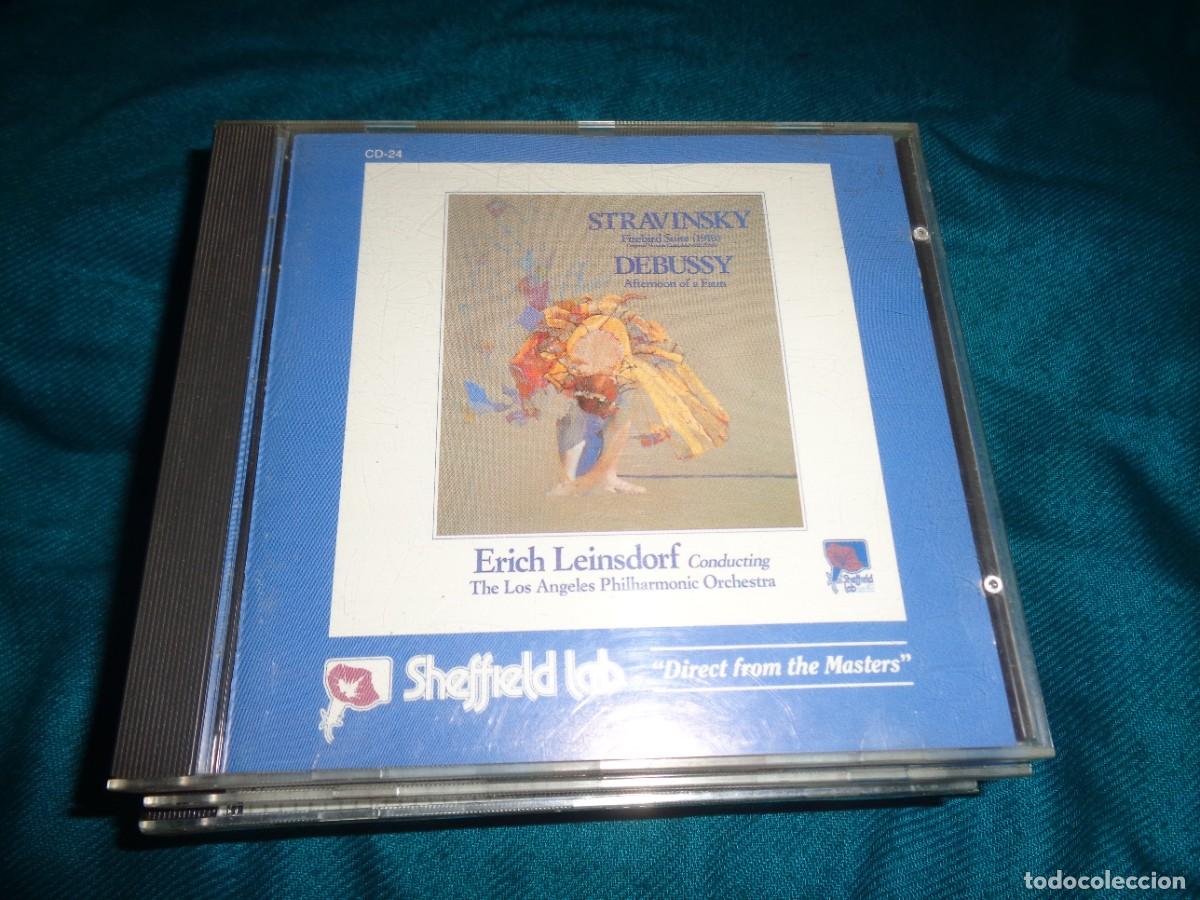CDs de m&uacute;sica: STRAVINSKY / DEBUSSY. ERICH LEINSDORF. SHEFFIELD LAB. CD. IMPECABLE (#)