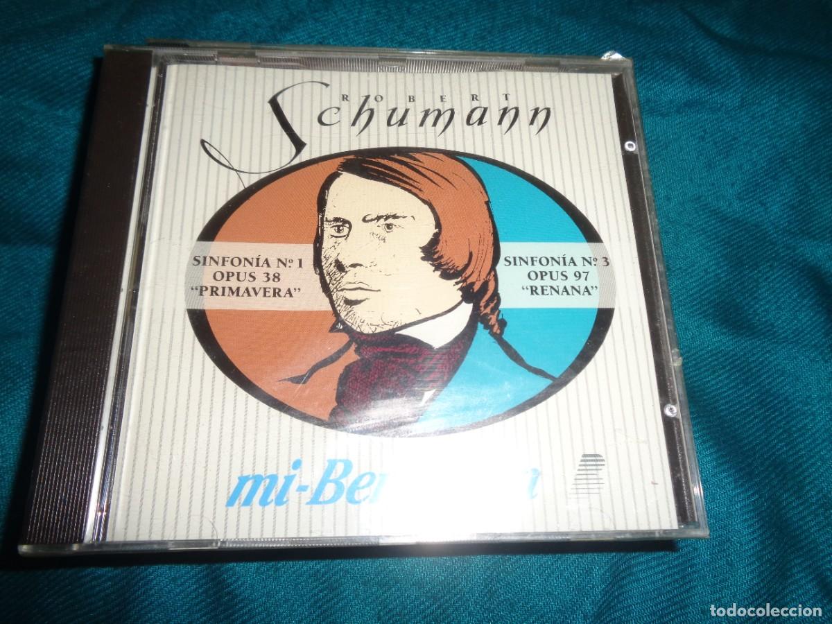 CDs de m&uacute;sica: ROBERT SCHUMANN. SINFONIA N&ordm; 1 : PRIMAVERA&rdquo; Y N&ordm; 3 : &rdquo;RENANA&rdquo;. CD. PRECINTADO