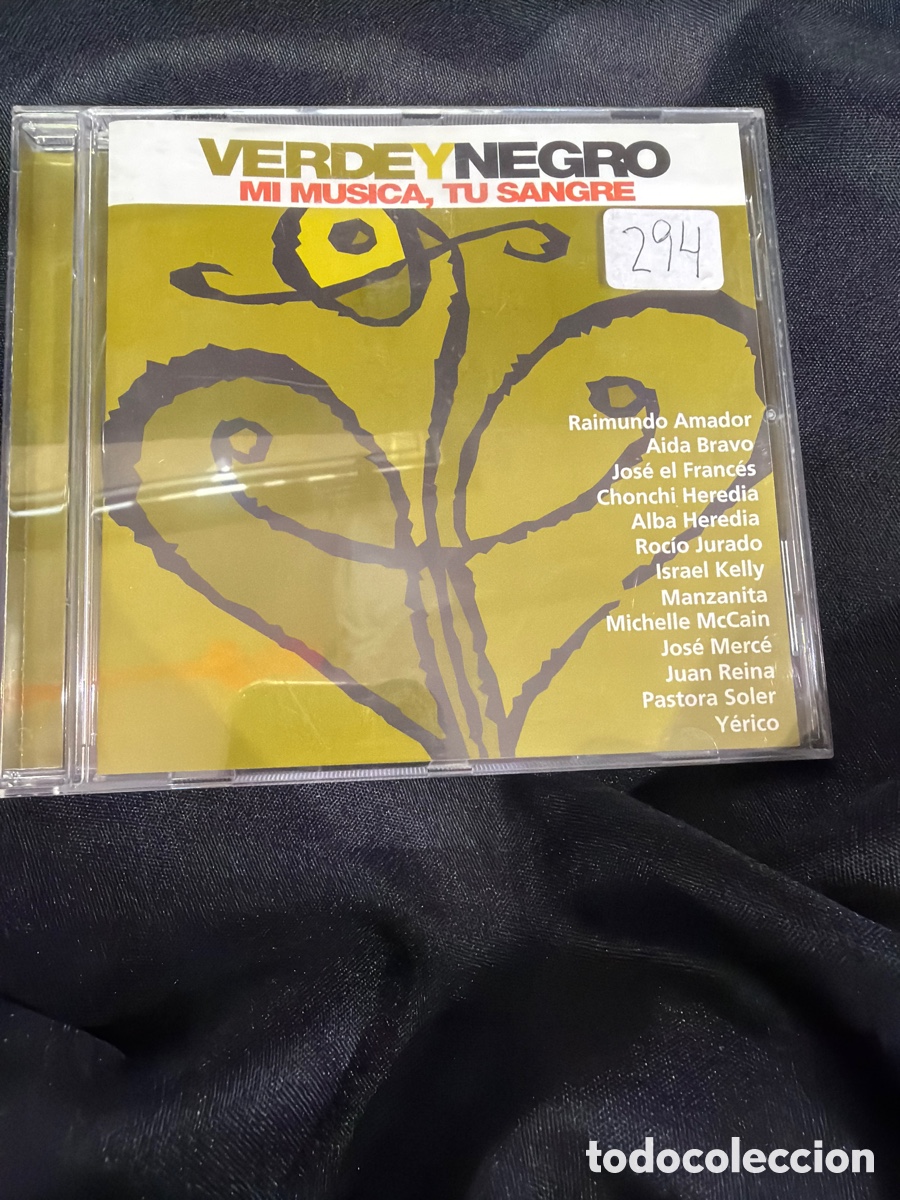 CDs de m&uacute;sica: VERDE Y NEGRO - RAIMUNDO AMADOR + AIDA BRAVO + JOSE EL FRANCES + ROCIO JURADO CD ALBUM