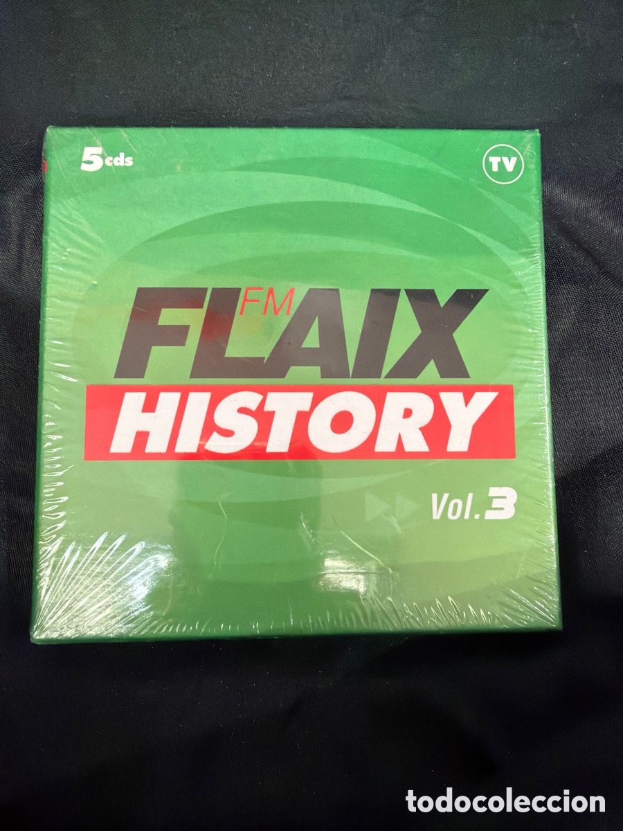 CDs de m&uacute;sica: FLAIX HISTORY VOL. 3- CAJA CON 5 CD PRECINTADA - RUN DMC + SNAP + BLACK BOX + FRANKTAL + MO DO + MIL