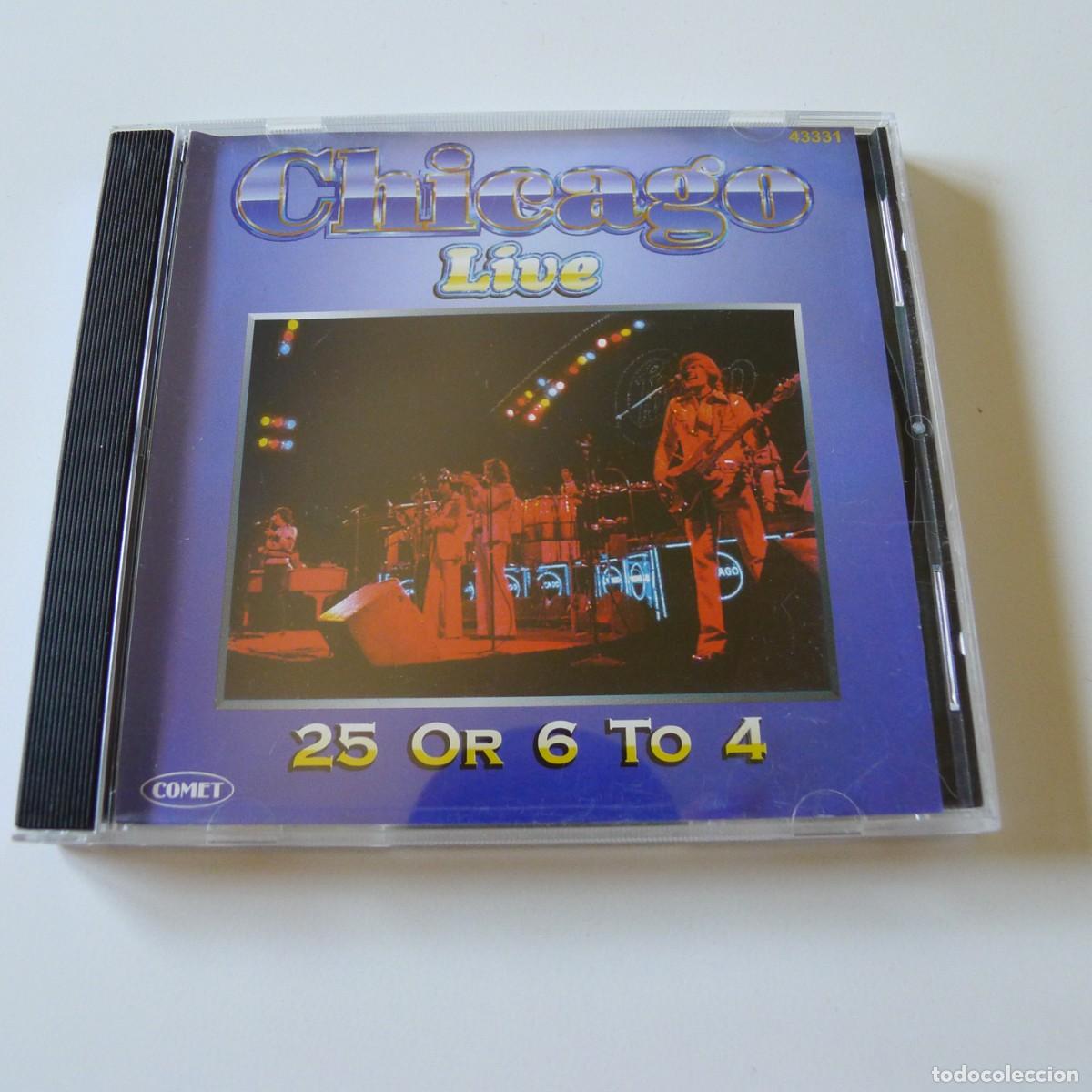 CDs de m&uacute;sica: Chicago &ndash; Live - 25 Or 6 To 4 CD edicion UK