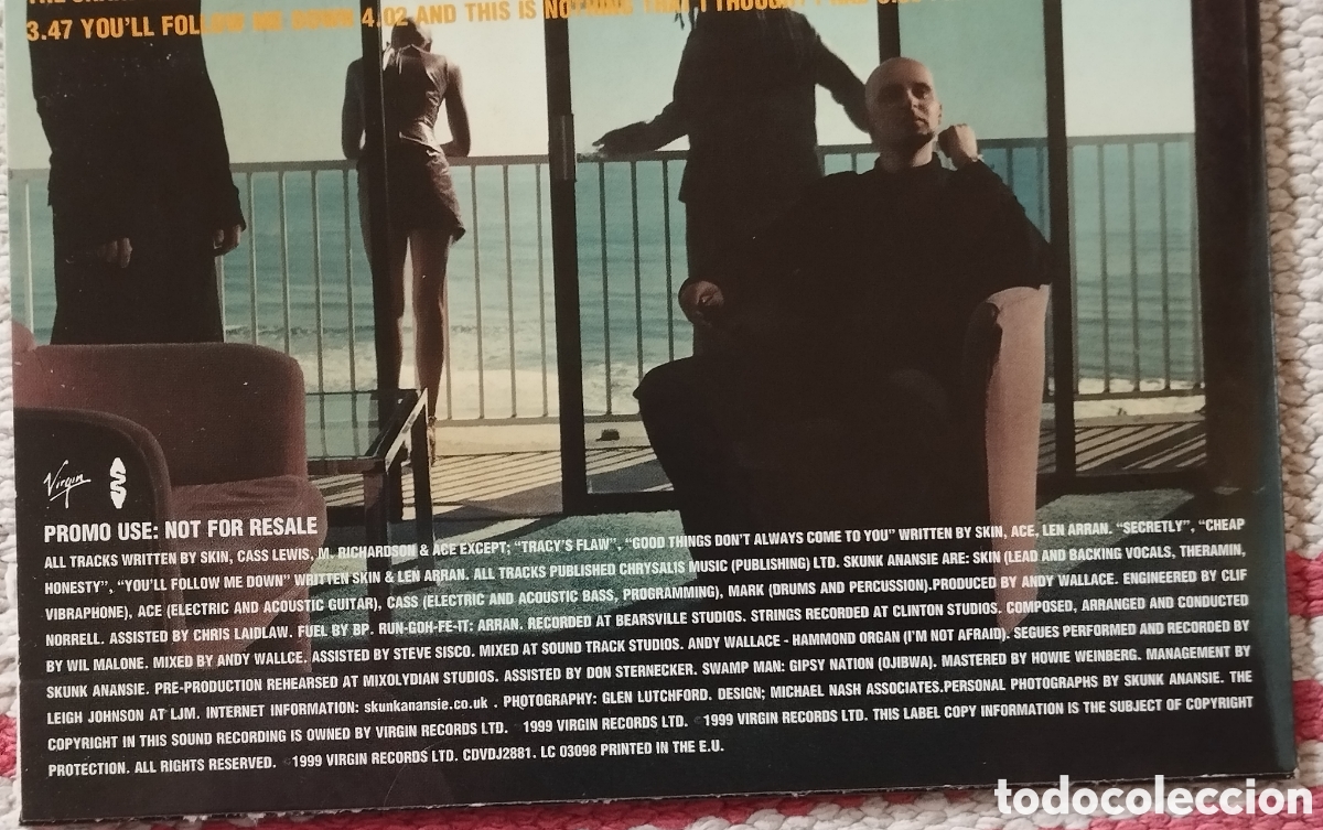 CDs de m&uacute;sica: Skunk Anansie - Post Orgasmic Chill - CD single - Foto 4
