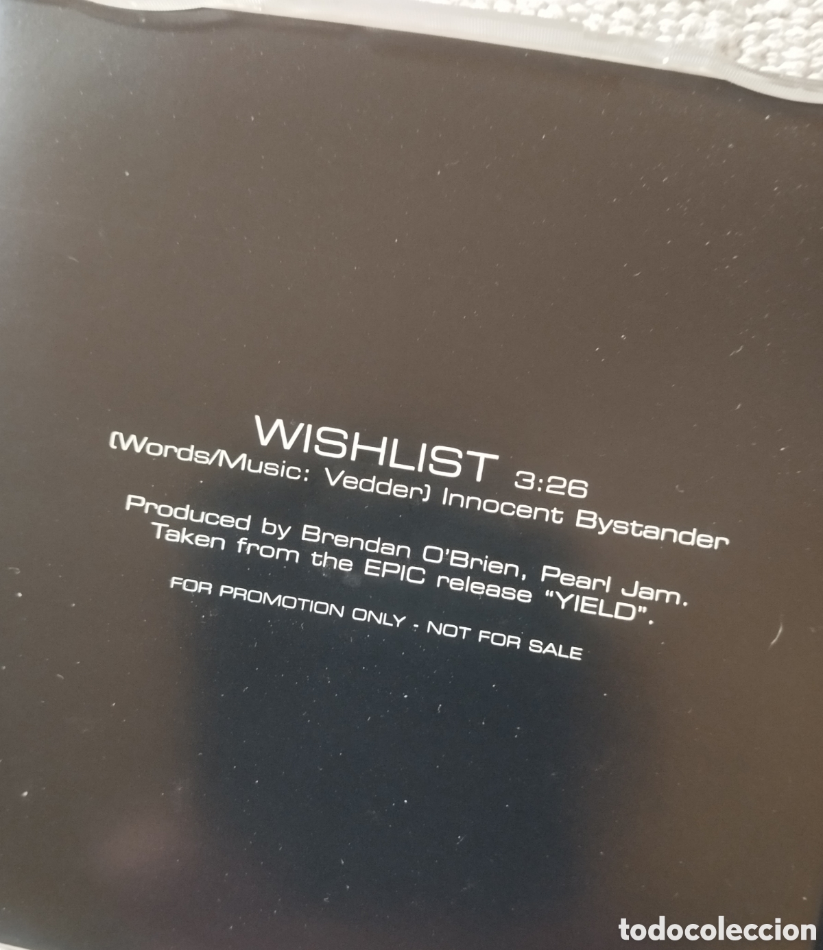 CDs de m&uacute;sica: Pearl Jam - wishlist - CD single - Foto 3