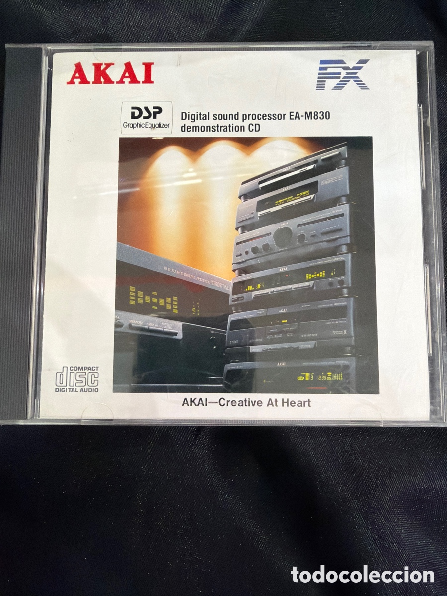 CDs de m&uacute;sica: AKAI - DIGITAL SOUND PROCESSOR DEMO CD PARA PROBAR EL AMPLIFICADOR AKAI
