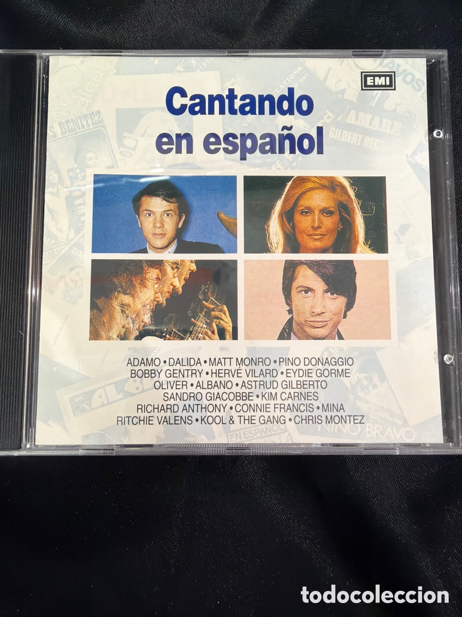 CDs de m&uacute;sica: CANTADO EN ESPA&Ntilde;OL - ADAMO, DALIDA, PINO DONAGGIO, ALBANO, HERVE VILARD CD ALBUM