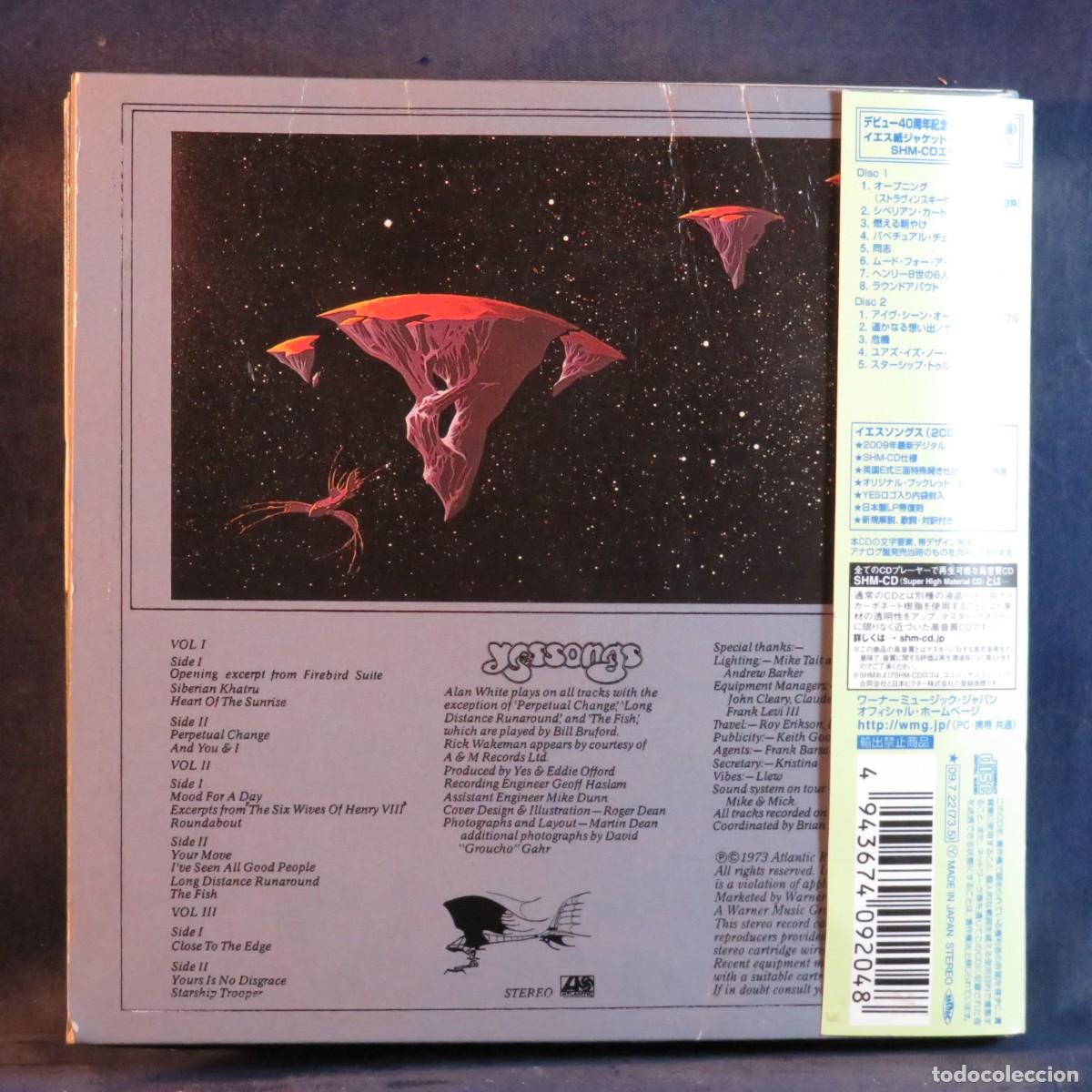 CDs de m&uacute;sica: YES &ndash; YESSONGS - CD VERSI&Oacute;N JAPONESA - Foto 2
