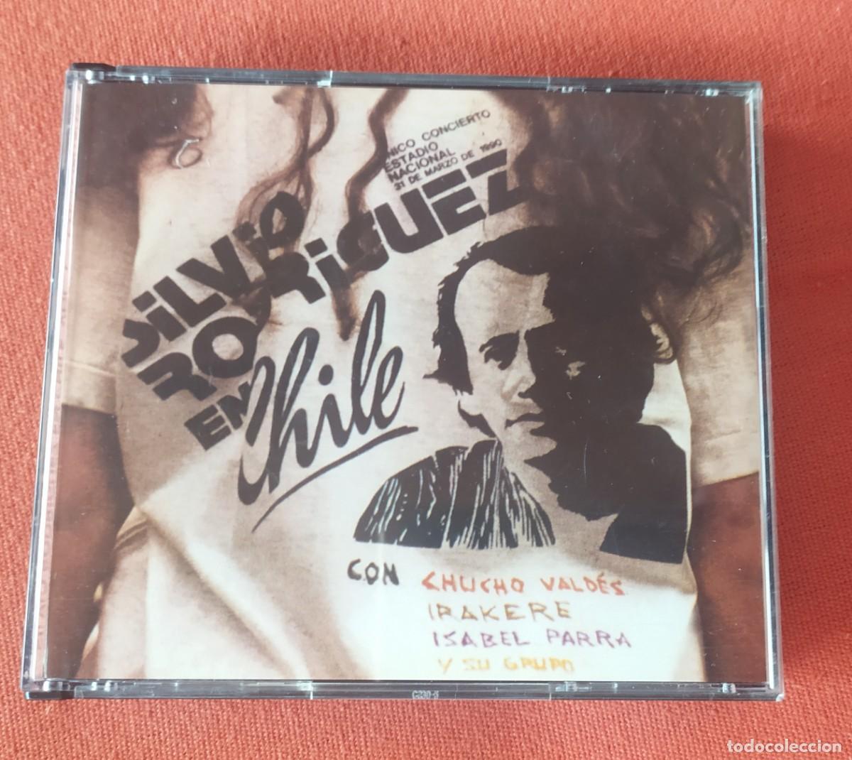 CDs de m&uacute;sica: CD Silvio Rodriguez en Chile (doble CD) - Foto 1
