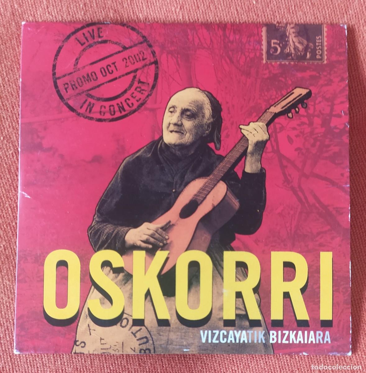 CDs de m&uacute;sica: CD Oskorri- VIZCAYATIK BIZKAIARA. Cd single. Promo CD Oct 2002