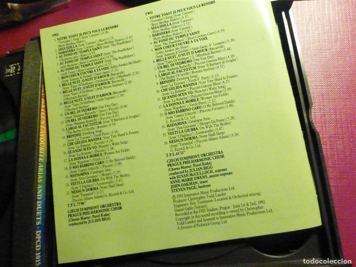 CDs de m&uacute;sica: CD Compact Disc - Doble - 2 CD&acute;s con Libreto - Karaoke Opera - DPCD - A&ntilde;o 1992 - - Foto 5