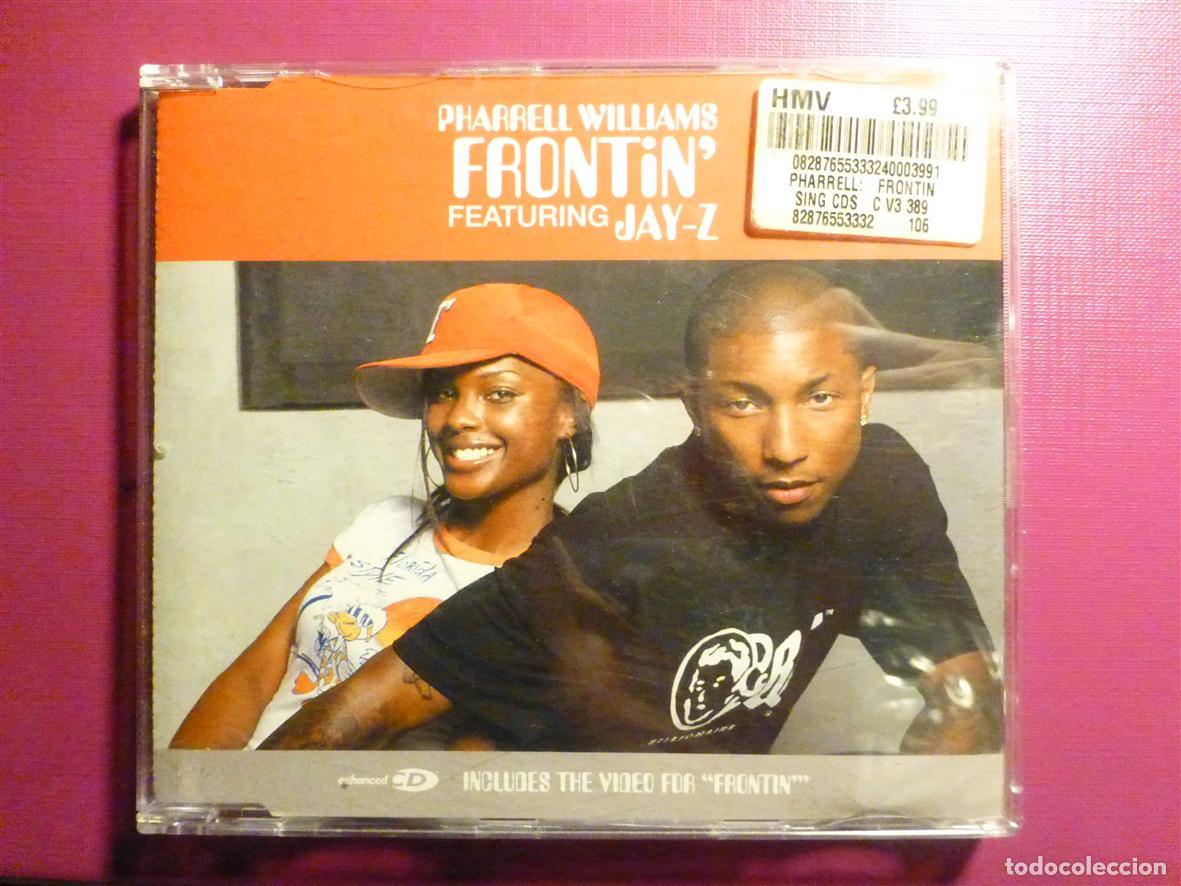 CDs de m&uacute;sica: CD Compact Disc - Pharrell Williams - Frontin&acute;Featuring Jay-Z - Arista 2003