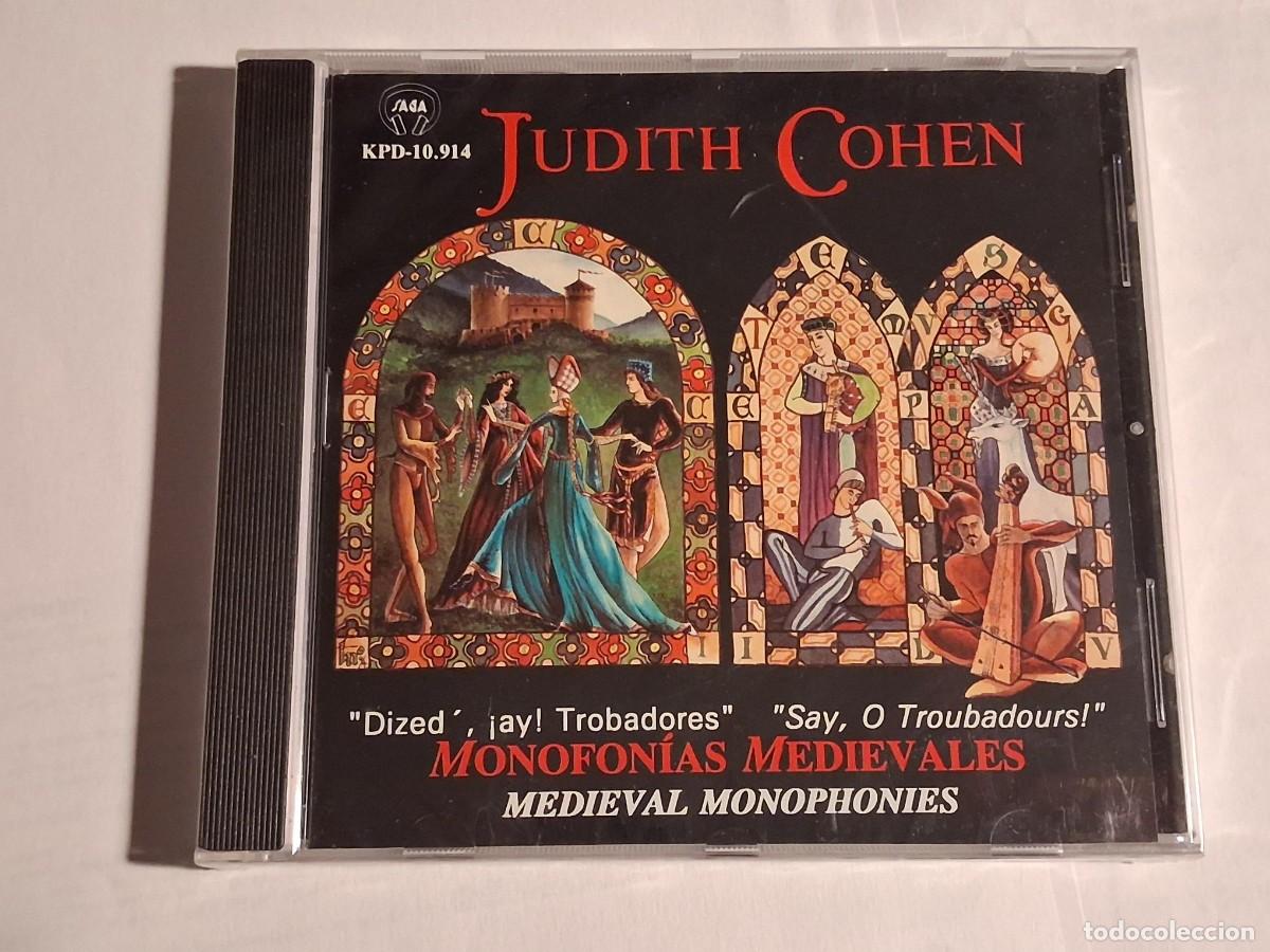 CDs de m&uacute;sica: Judith Cohen - Monofon&iacute;as Medievales (CD)