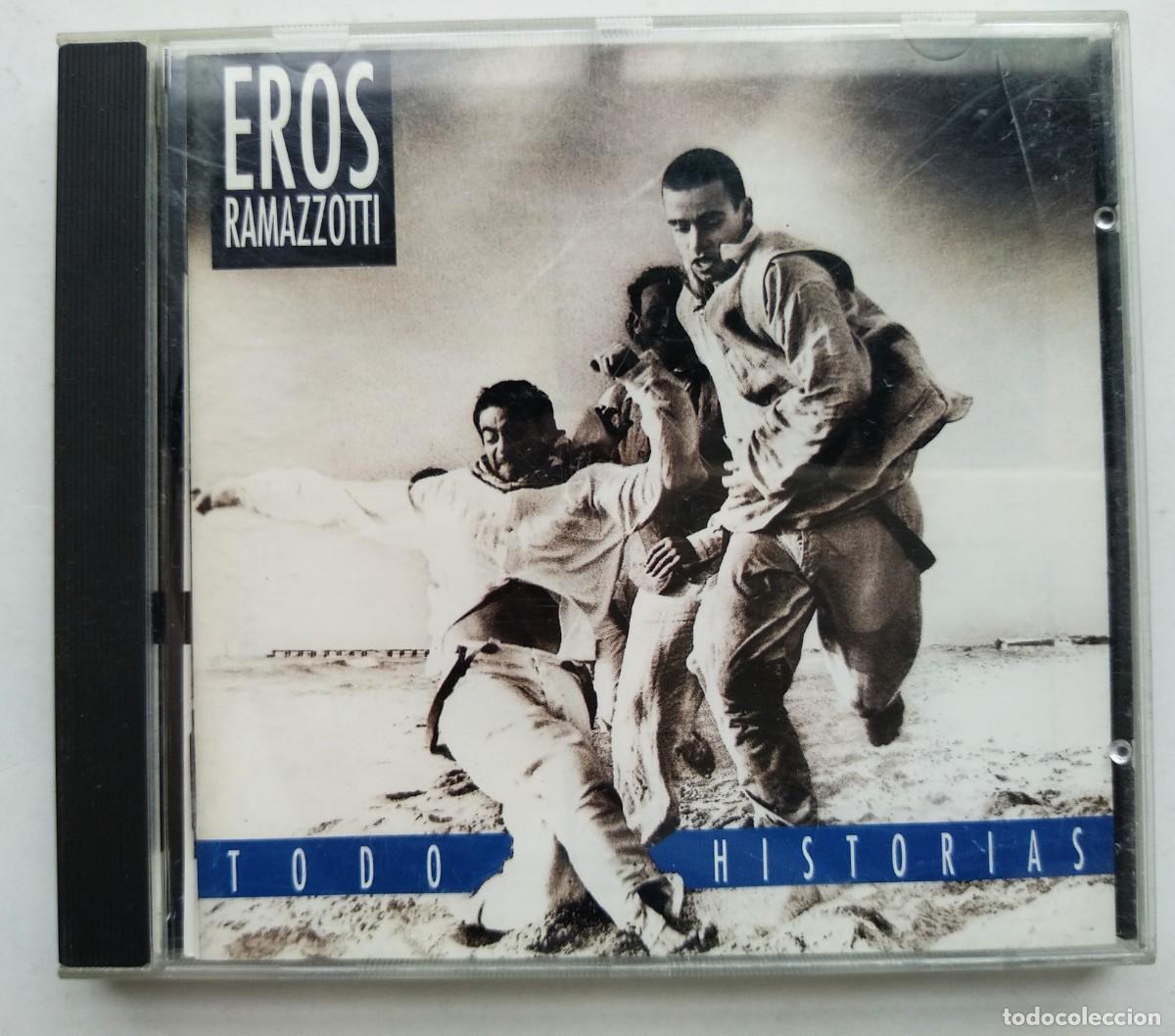 CDs de m&uacute;sica: EROS RAMAZZOTTI. TODO HISTORIAS. CD.