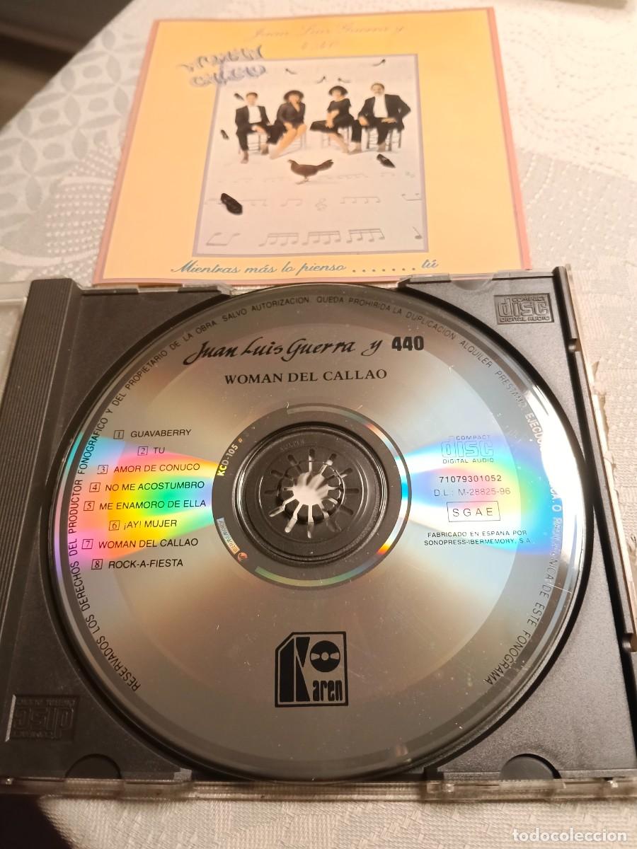 CDs de m&uacute;sica: RAR CD. JUAN LUIS GUERRA Y 4:40. WOMAN DEL CALLAO