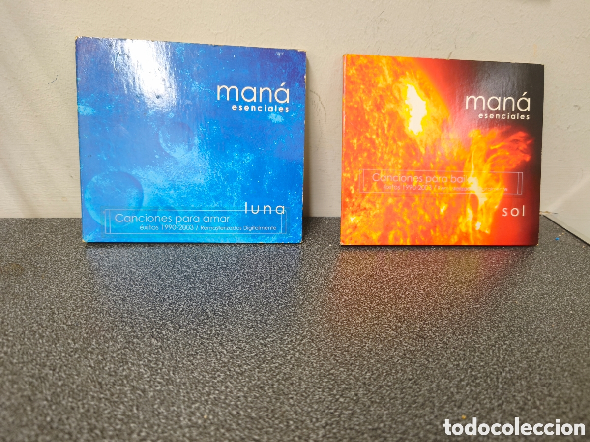 CDs de m&uacute;sica: 2 CDs Man&aacute;: Esenciales Luna y Sol