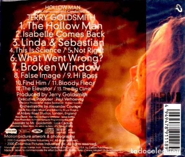 CDs de m&uacute;sica: Jerry Goldsmith &lrm;&ndash; インビジブル = Hollow Man - Foto 2