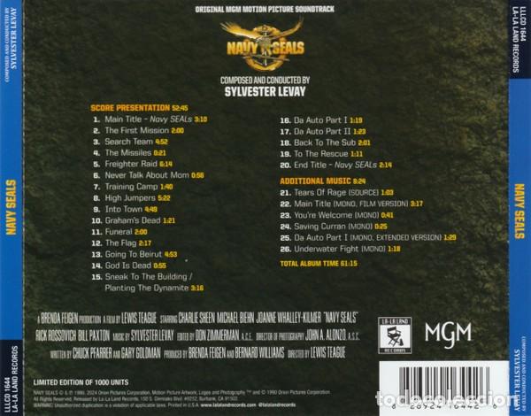 CDs de m&uacute;sica: Sylvester Levay &lrm;&ndash; Navy Seals - Foto 2