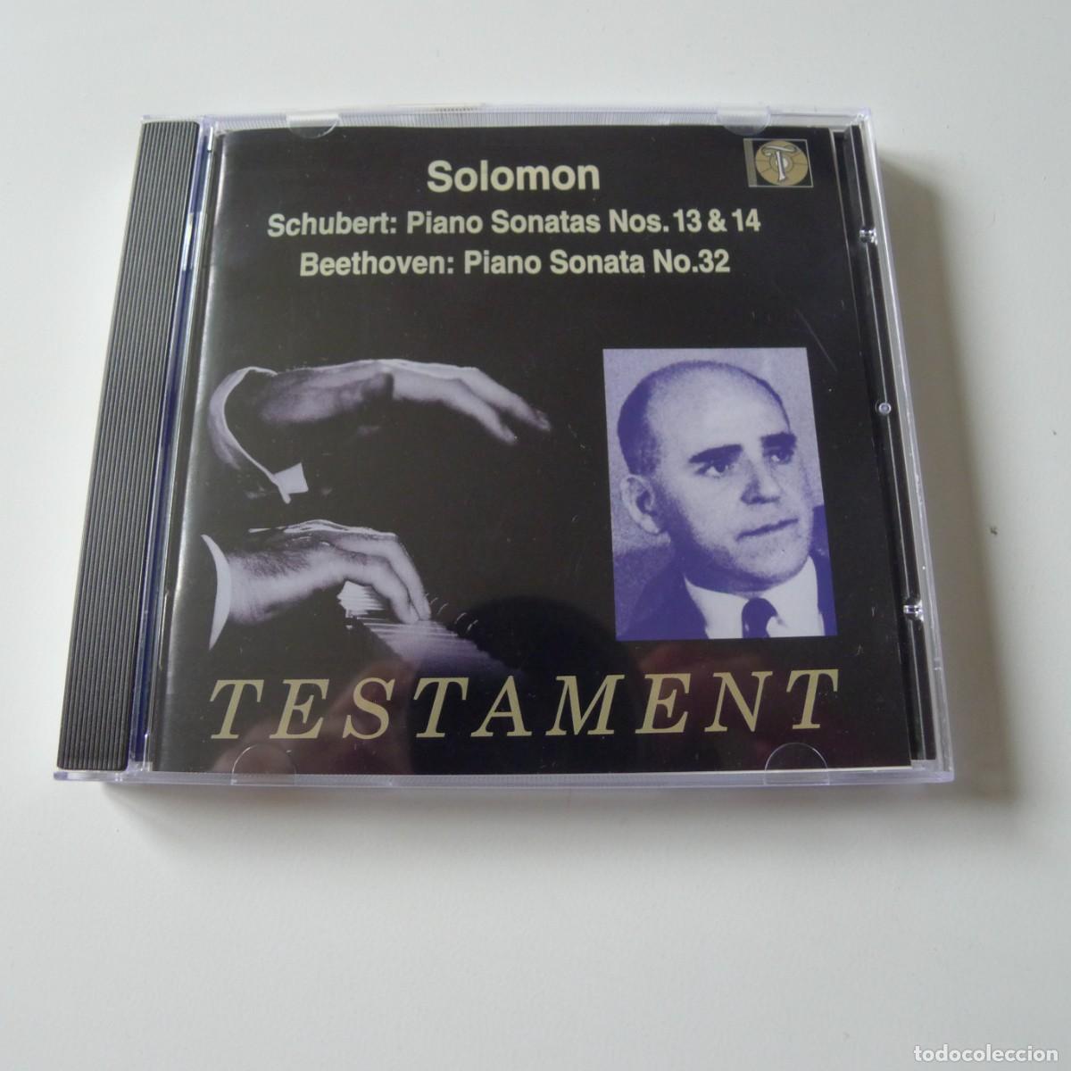 CDs de m&uacute;sica: Schuber / Beethoven , Solomon Piano Sonatas Nos.13 & 14 / Piano Sonata No.32 CD