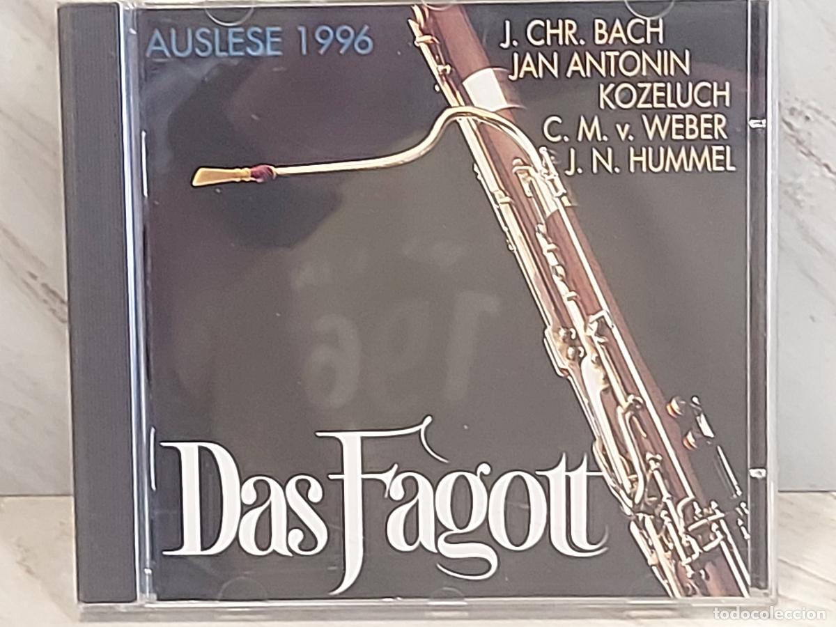CDs de m&uacute;sica: DAS FAGOTT | AUSLESE 1996 | BACH | KOZELUCH | WEBER | HUMMEL | CD CL&Aacute;SICA