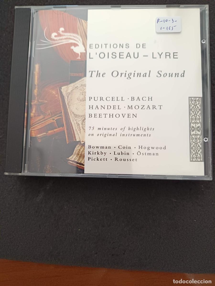 CDs de m&uacute;sica: EDITIONS DE L'OISEAU-LYRE. THE ORIGINAL SOUND. PURCELL, BACH, H&Auml;NDEL, MOZART, BEETHOVEN