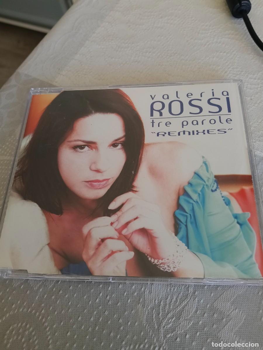 CDs de m&uacute;sica: RAR MAXI CD. VALERIA ROSSI. TRE PAROLE. REMIXES. 5 TRACKS. MADE IN SPAIN