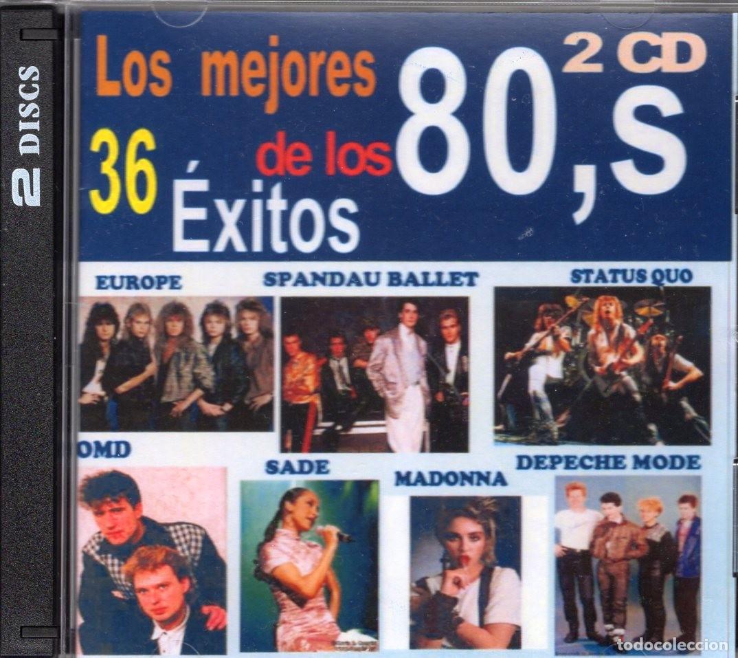 CDs de m&uacute;sica: LO MEJOR DE LOS 80s 2 CD 36 &Eacute;XITOS