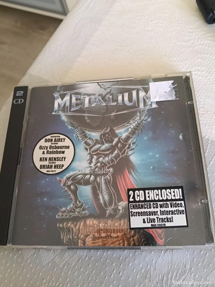 CDs de m&uacute;sica: RAR 2 CD'S. METALIUM . HERO NATION-CHAPTER THREE