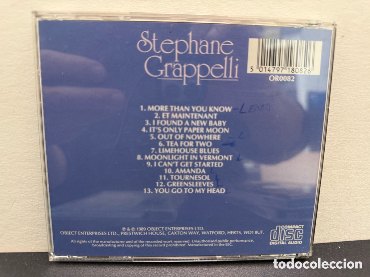 CDs de m&uacute;sica: Stephane Grappelli - Stephane Grappelli (CD) - Foto 2