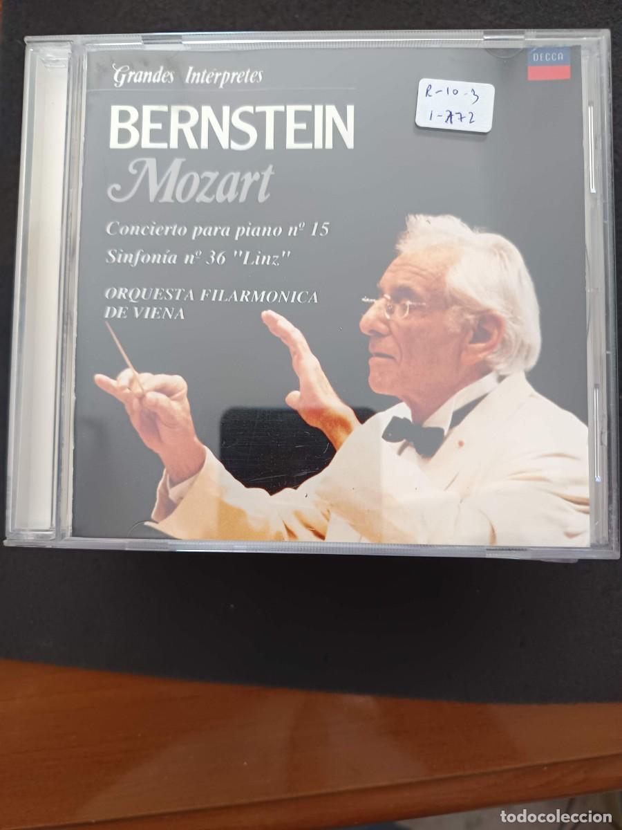 CDs de m&uacute;sica: MOZART: CONCIERTO PARA PIANO N&ordm; 15 / SINFON&Iacute;A 36 &rdquo;LINZ&rdquo;. DIR: BERNSTEIN. ORQUESTA FILARM&Oacute;NICA DE VIE