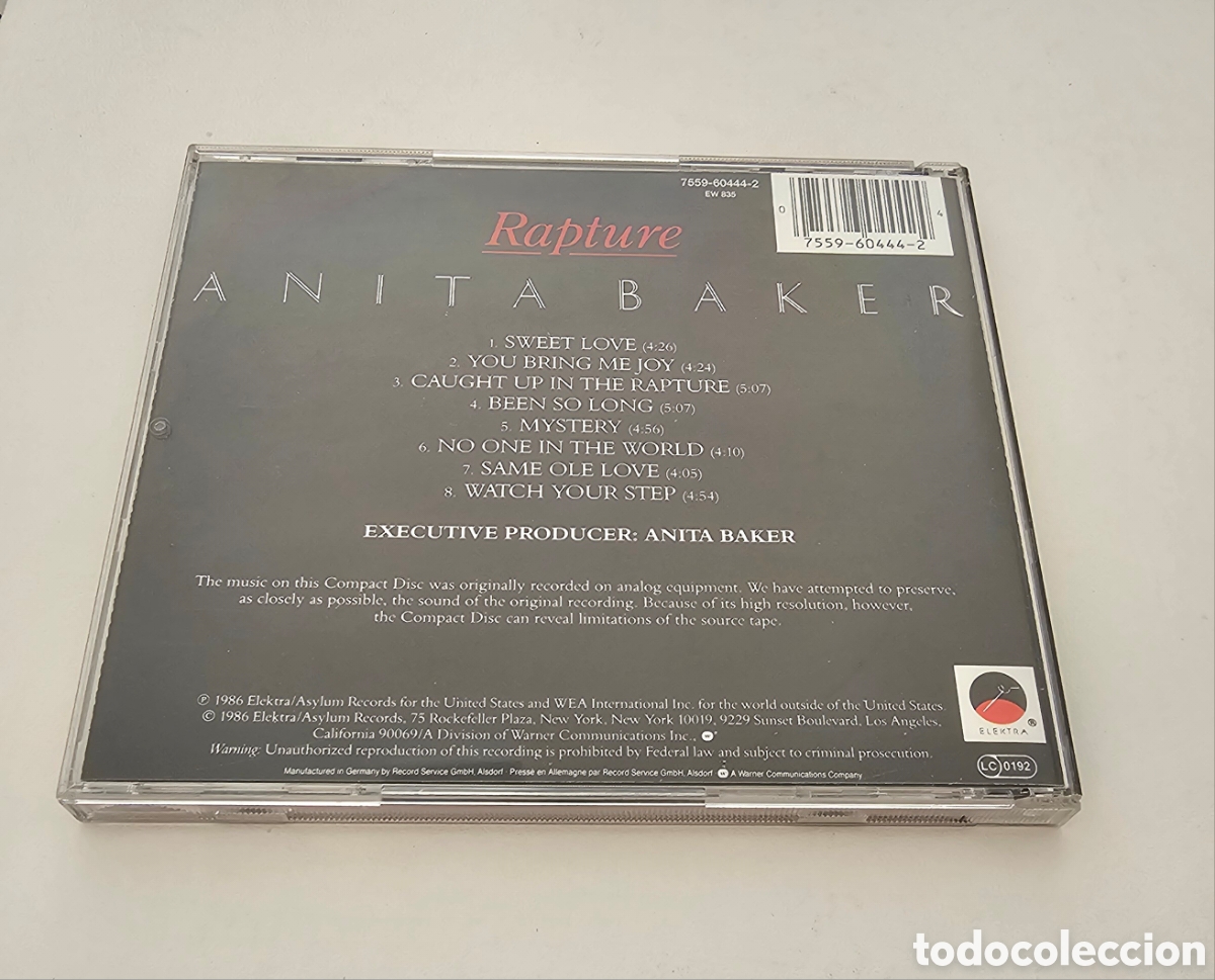 CDs de m&uacute;sica: CD RAPTURA BAKER.... - Foto 2