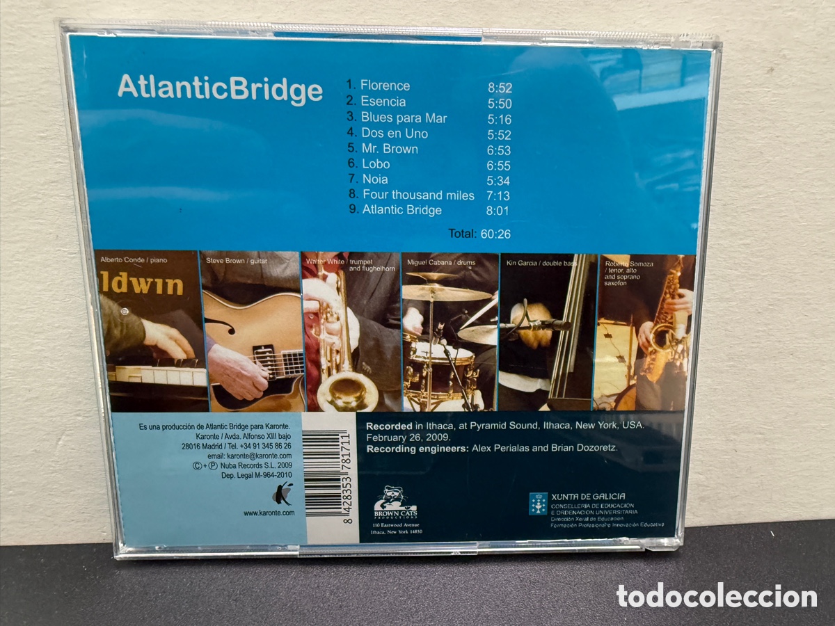 CDs de m&uacute;sica: Atlantic Bridge - Atlantic Bridge (CD) - Foto 2