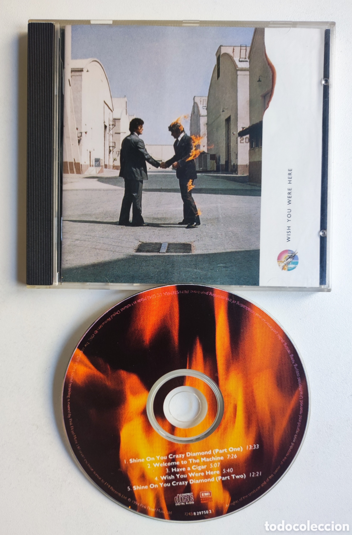 CDs de m&uacute;sica: CD 1994 - PINK FLOYD / WISH YOU WERE HERE - PINK FLOYD MUSIC & EMI RECORDS 1994