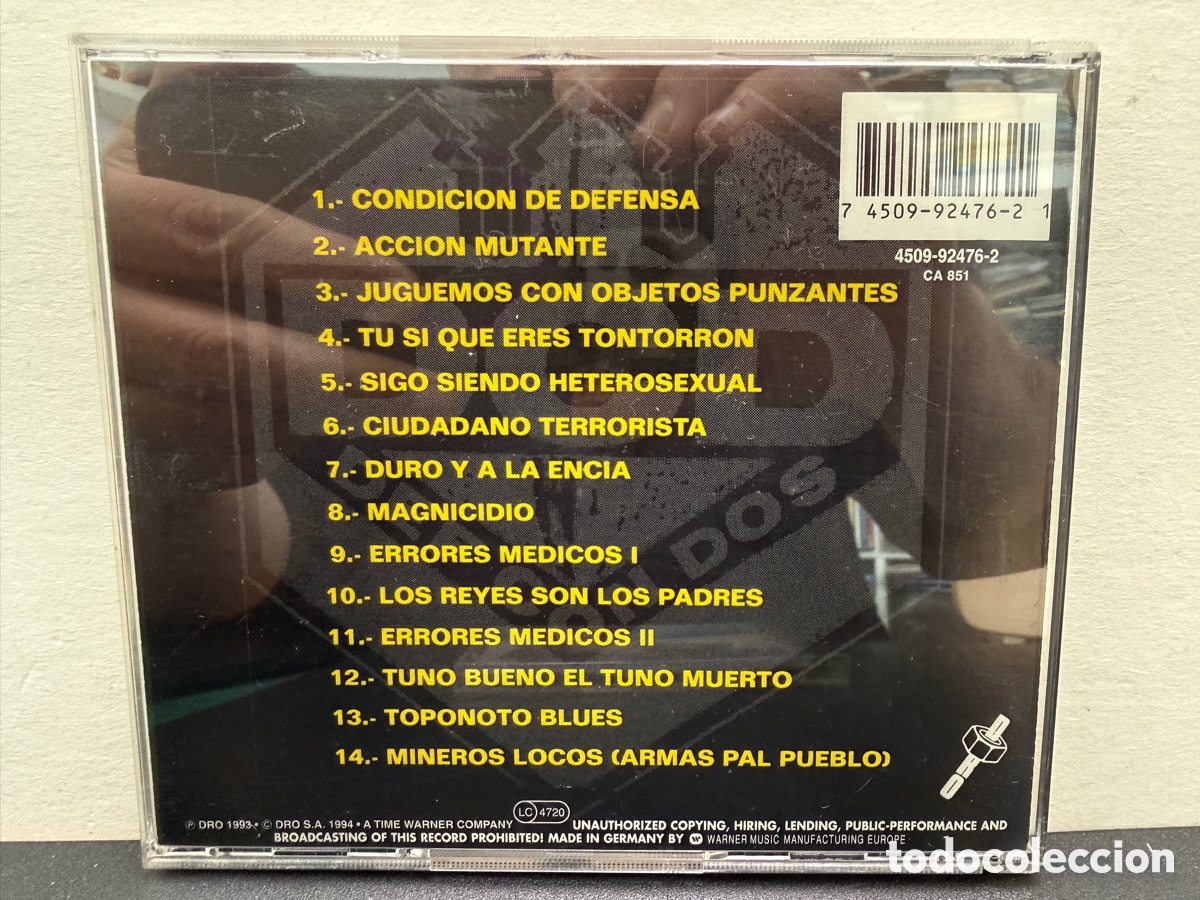 CDs de m&uacute;sica: Def Con Dos - Armas Pal Pueblo (CD) - Foto 2
