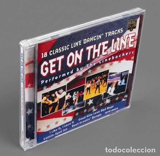CDs de m&uacute;sica: G870 - LINEBACKERS. GET ON THE LINE. 18 CLASSIC LINE DANCING TRACKS. RECOPILATORIO. CD.