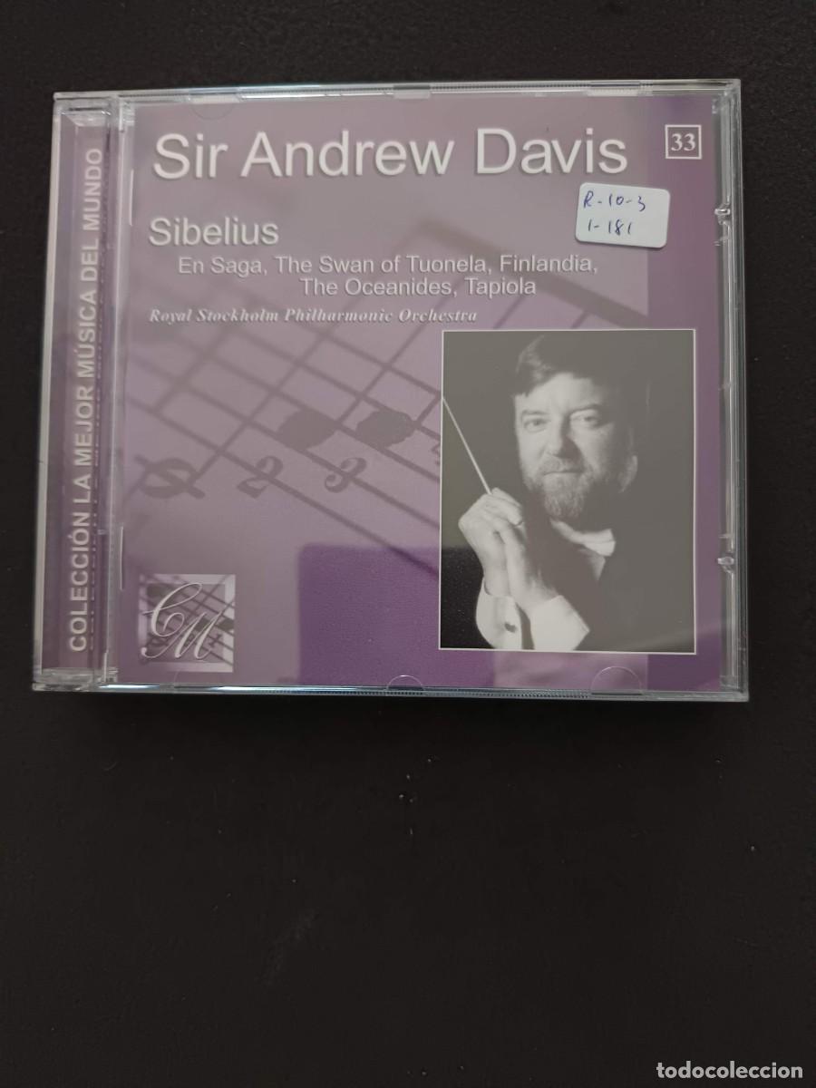 CDs de m&uacute;sica: SIBELIUS: EN SAGA, THE SWAN OF TUONELA, FINLANDIA, THE OCEANIDES, TAPIOLA. DIR: SIR ANDREW DAVIS