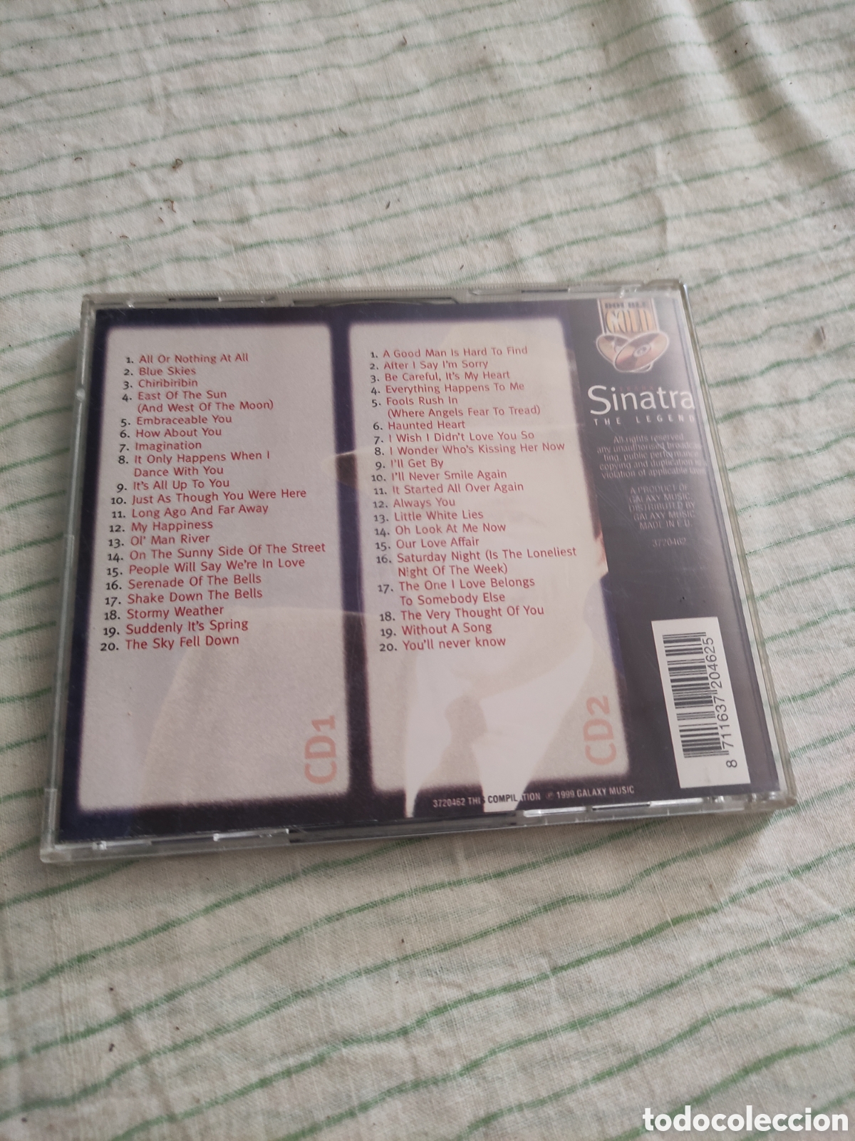 CDs de m&uacute;sica: CD Frank Sinatra - The legend - Foto 2