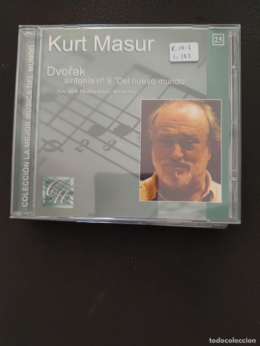CDs de m&uacute;sica: DVORAK: SINFONIA N&ordm; 9 &rdquo;DEL NUEVO MUNDO&rdquo;. DIR: KURT MASUR. NEW YORK PHILHARMONIC ORCHESTRA