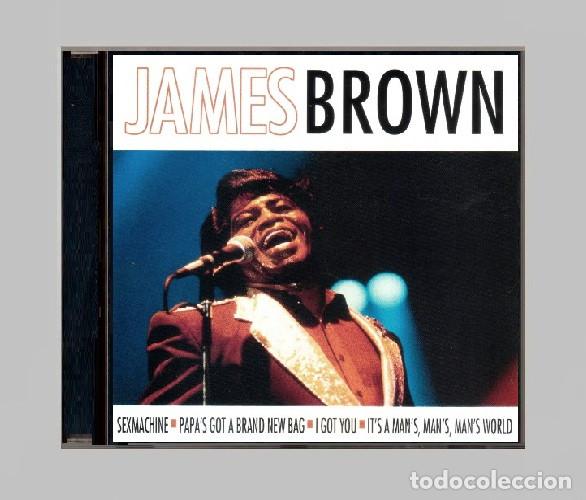 CDs de m&uacute;sica: G815 - JAMES BROWN. SEXMACHINE. PAPA'S GOT A BRAND NEW BAG. GOT YOU. MAN'S WORLD. RECOPILATORIO. CD.