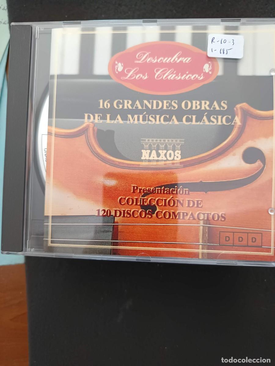 CDs de m&uacute;sica: 16 GRANDES OBRAS DE LA M&Uacute;SICA CL&Aacute;SICA. PRESENTACI&Oacute;N COLECCION DE 120 COMPACTOS