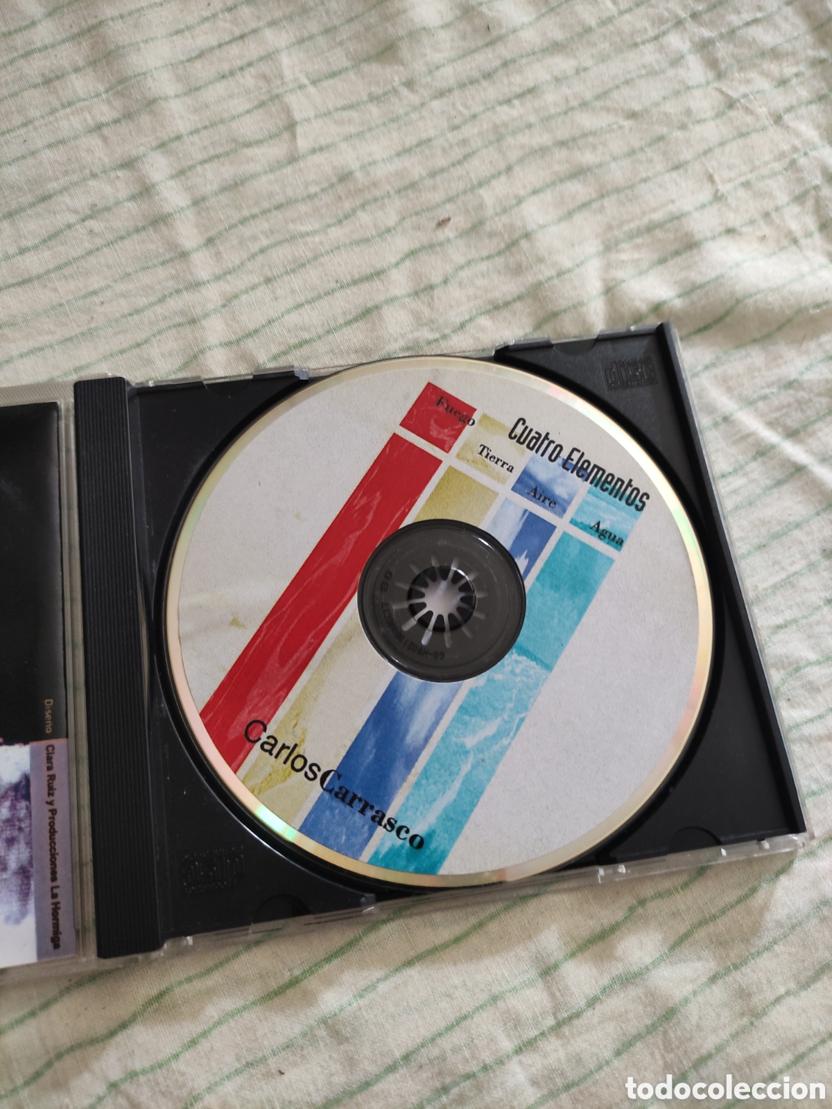 CDs de m&uacute;sica: CD Carlos Carrasco - Cuatro elementos - Foto 3