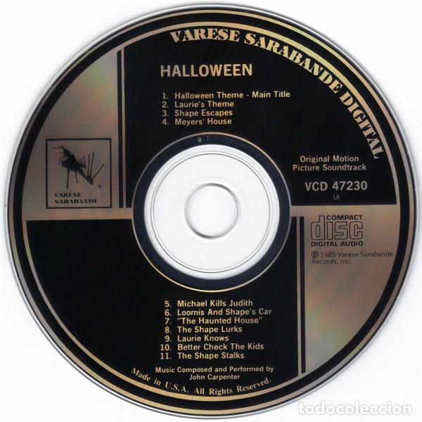 CDs de m&uacute;sica: John Carpenter &lrm;&ndash; Halloween - Foto 3